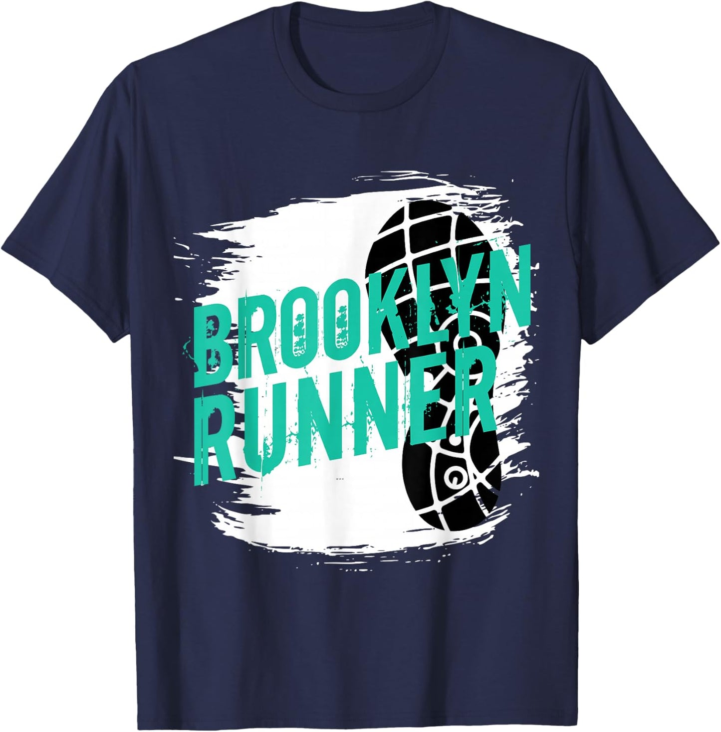 Brooklyn Runner Half Marathon 5k Running Race Gift New York T-Shirt - T-Shirt | Navy