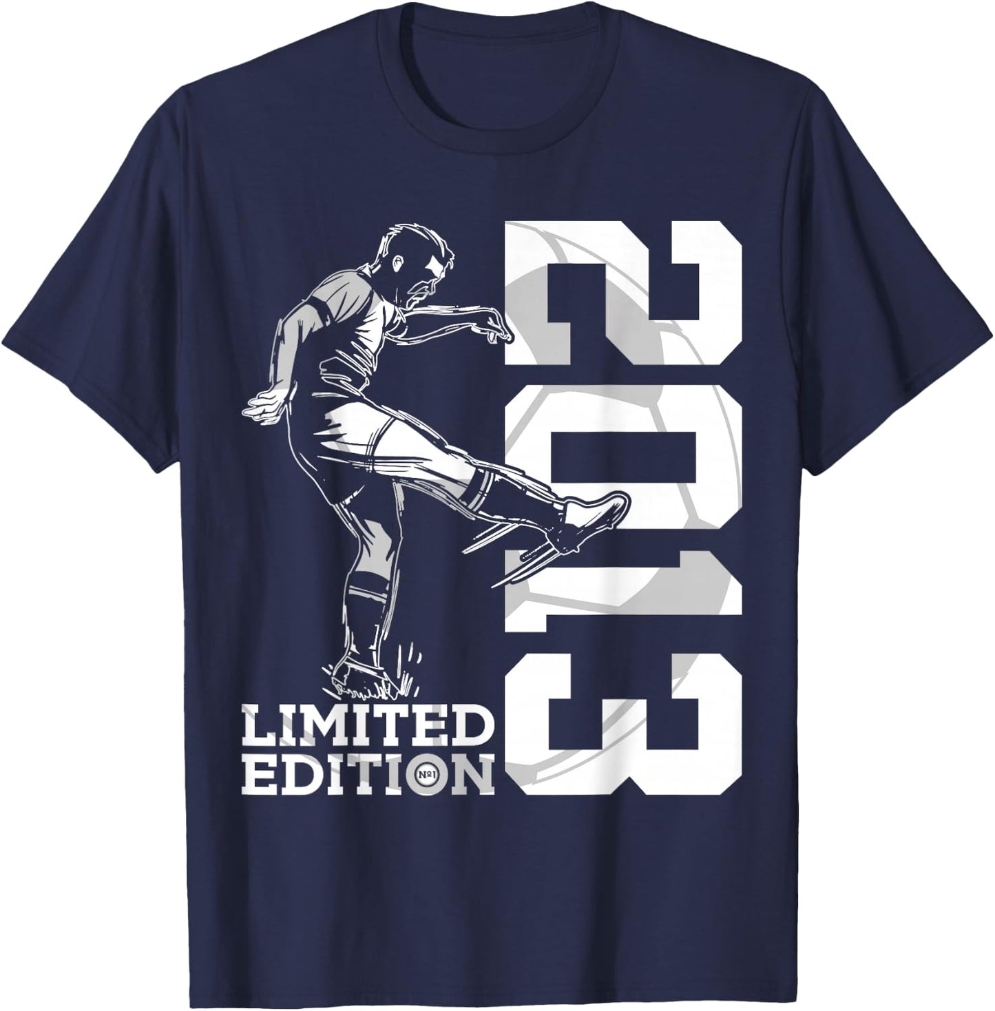 Limited Edition 2013 13 Years Soccer 13th Birthday T-Shirt - T-Shirt | Navy