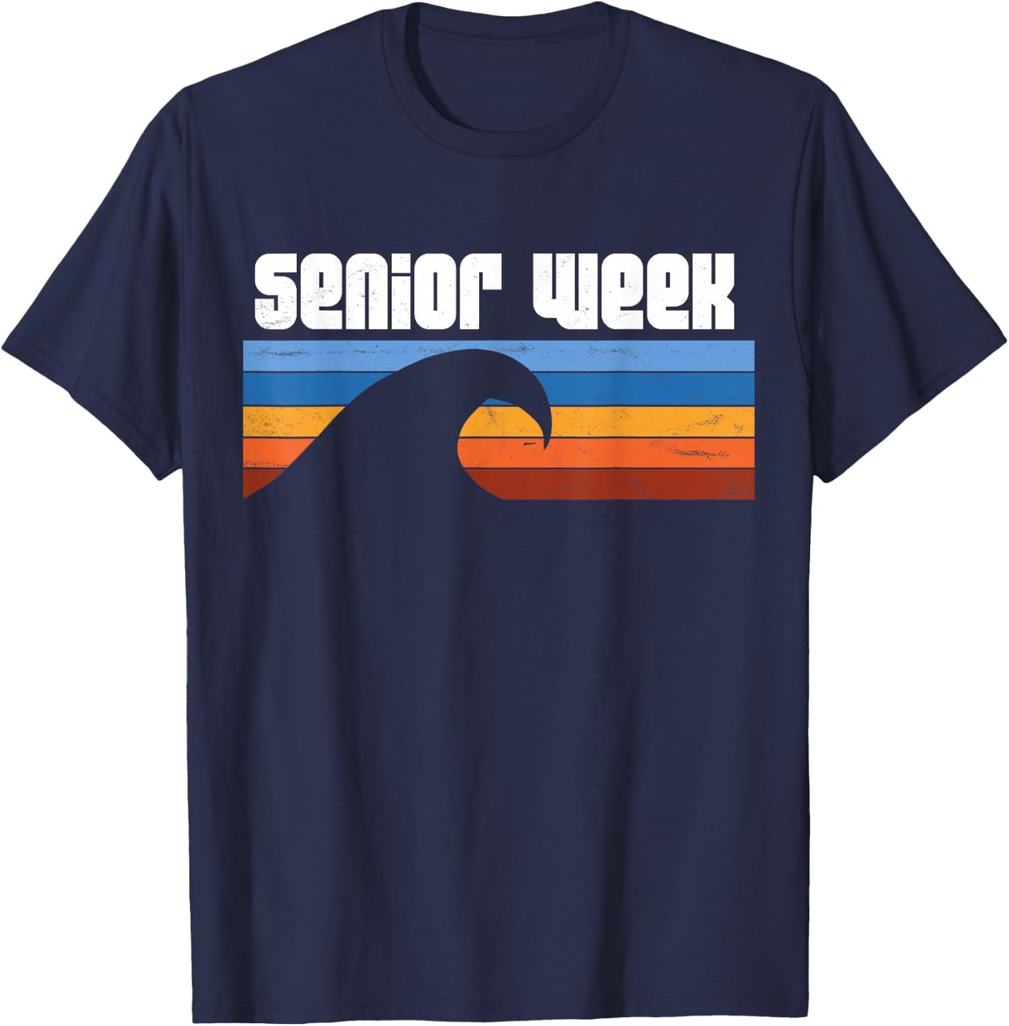 Beach Trip - Senior Week & Spring Break Vacation Party T-Shirt - T-Shirt | Navy