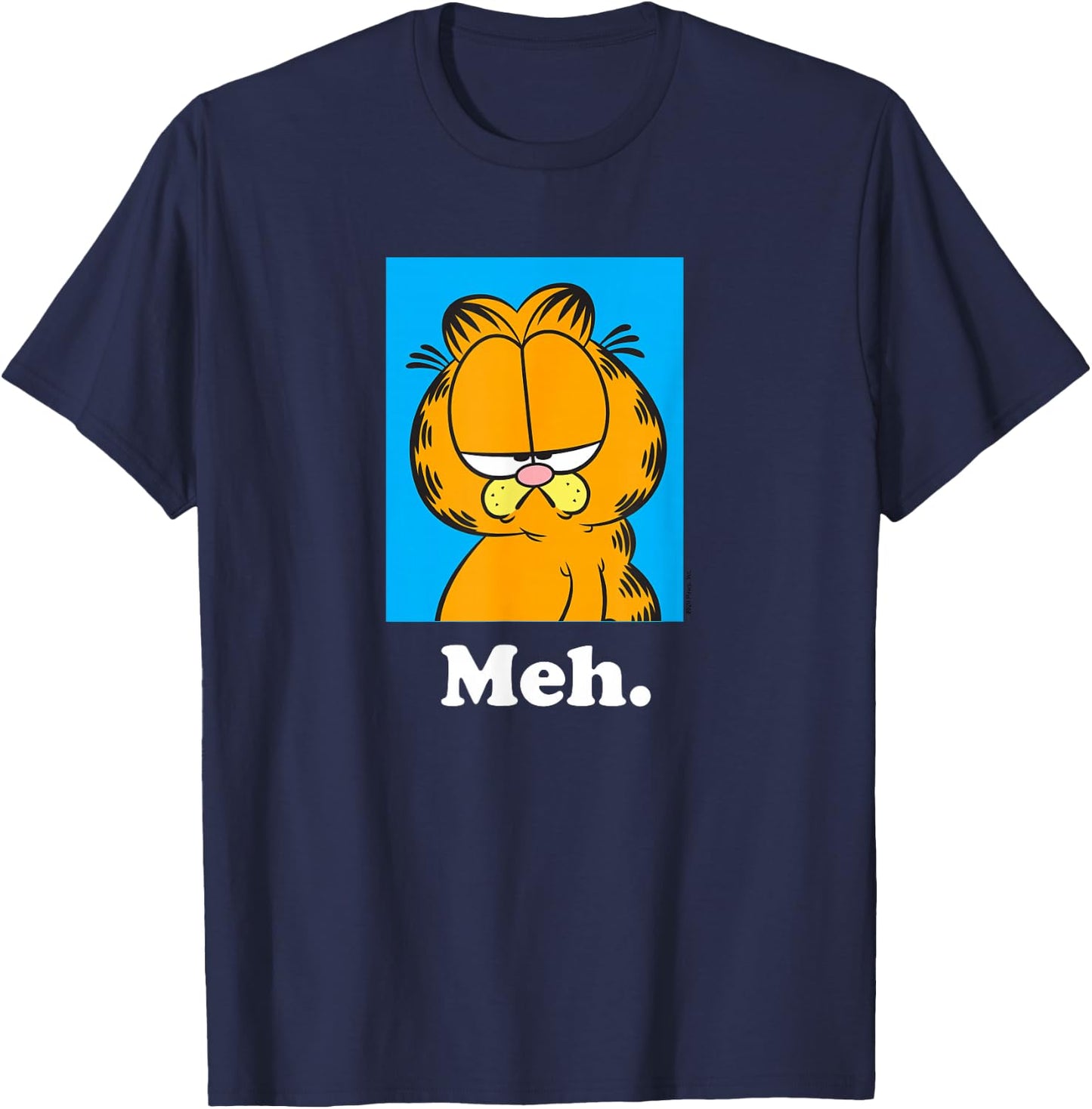 Garfield - Meh T-Shirt - T-Shirt | Navy