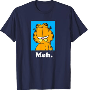 Garfield - Meh T-Shirt - T-Shirt | Navy