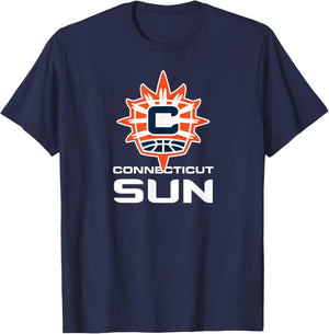 WNBA Connecticut Sun Fan Base T-Shirt - T-Shirt | Navy