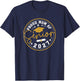 Proud Mom Of A 2027 Senior Mom Graduate 2027 Class Of 2027 T-Shirt - T-Shirt | Navy