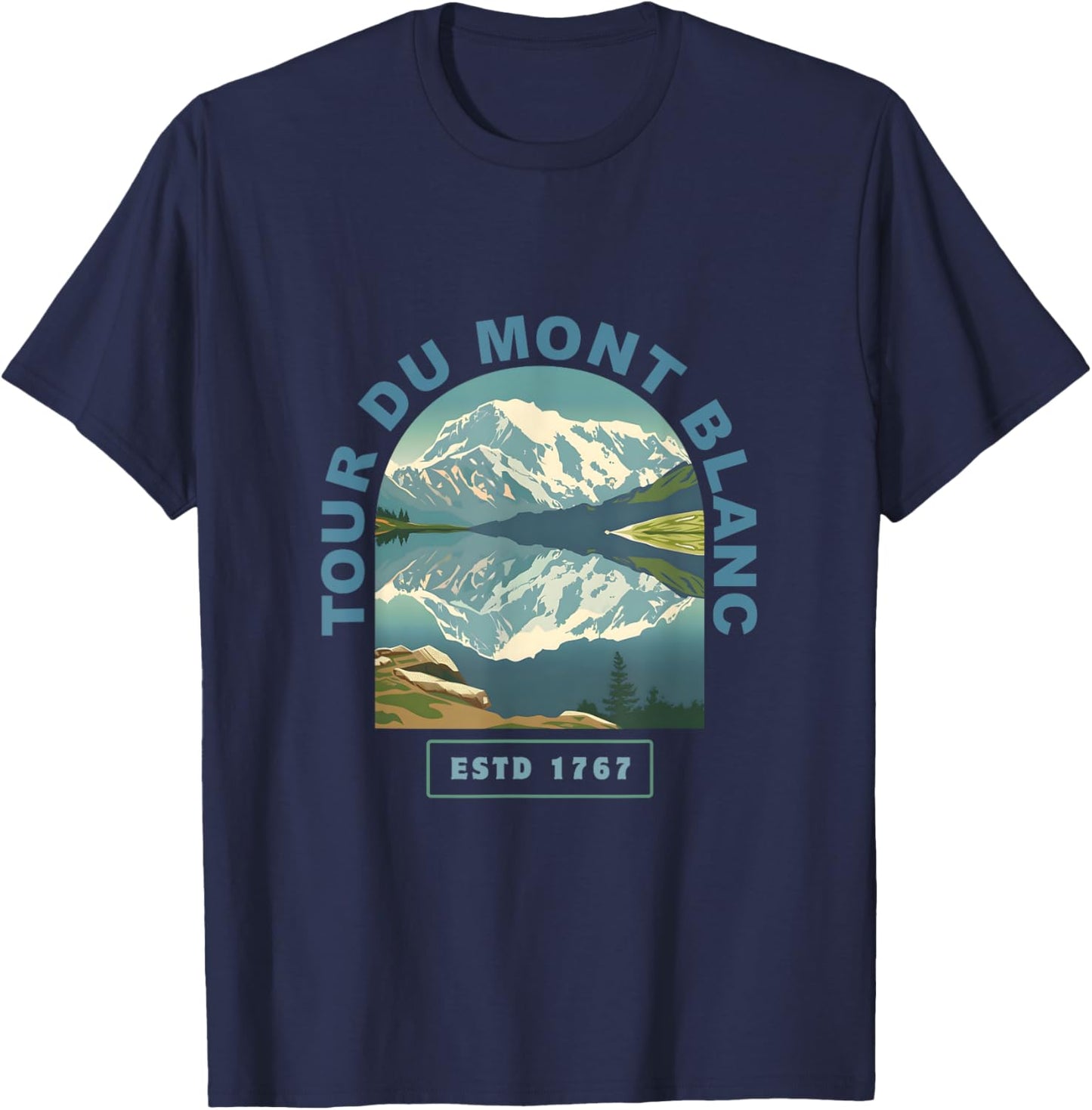 Tour du Mont Blanc T-Shirt - T-Shirt | Navy