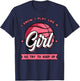 I Know I Play Like A Girl Try To Keep Up Pink Basketball T-Shirt - T-Shirt | Navy