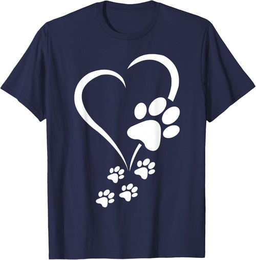 Baby Dogs Heart - Dog Paws Heart Print