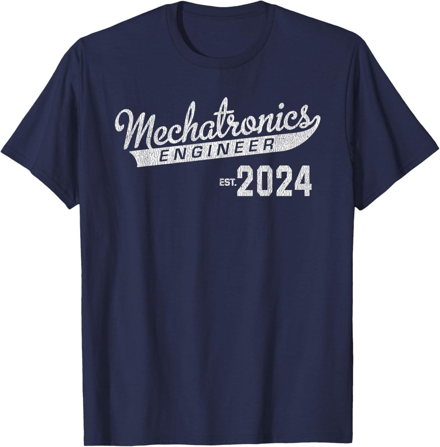 Mechatronics Engineer Graduation 2024 T-Shirt - T-Shirt | Navy