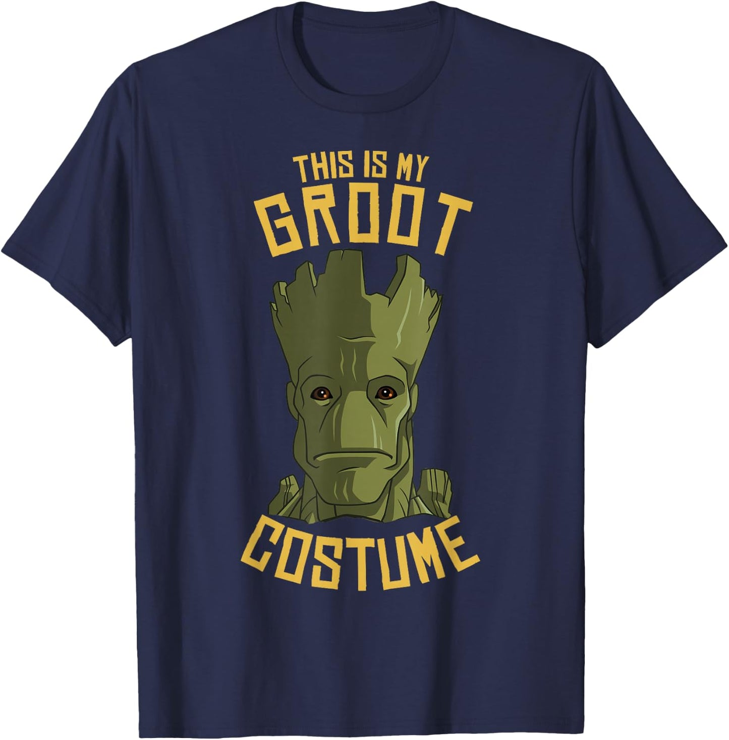 Marvel Guardians of The Galaxy Groot Costume Halloween T-Shirt - T-Shirt | Navy