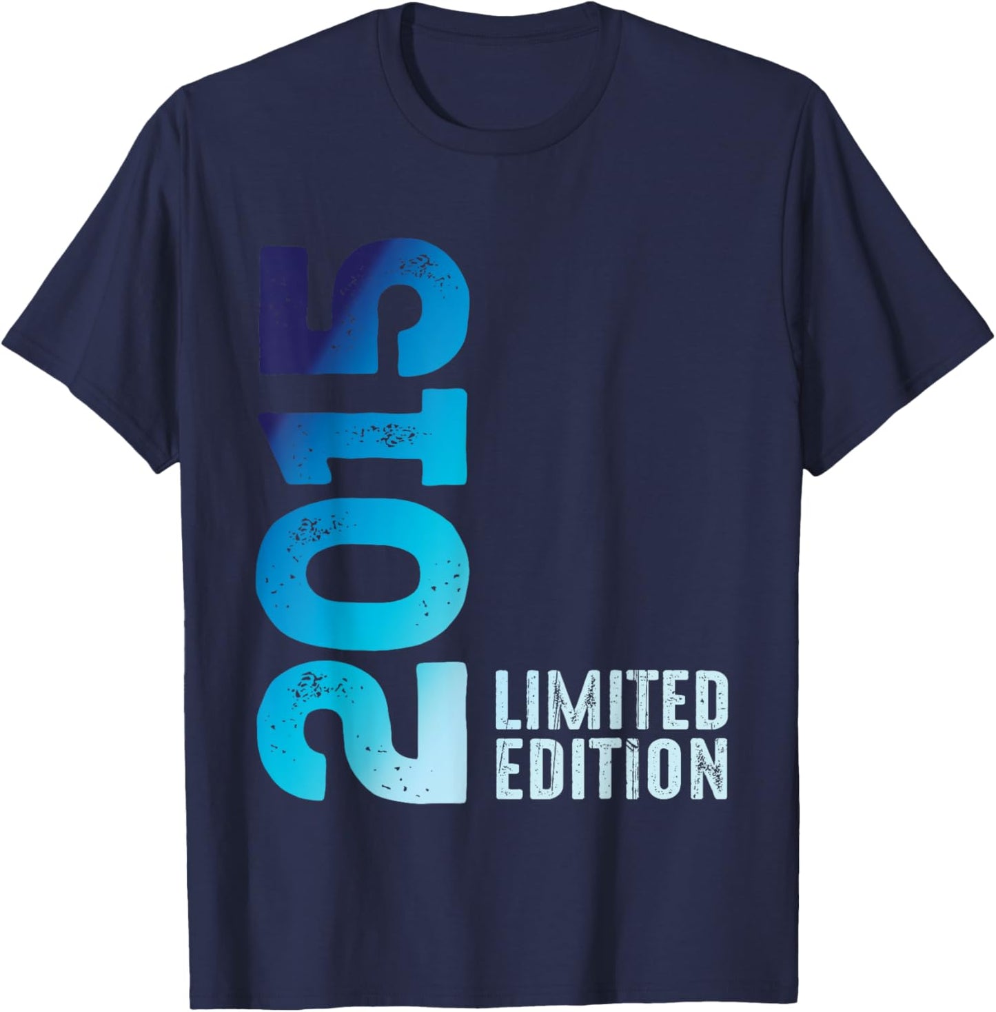 Awesome Year 2015 Vintage Since 2015 Limited Edition 2015 T-Shirt - T-Shirt | Navy