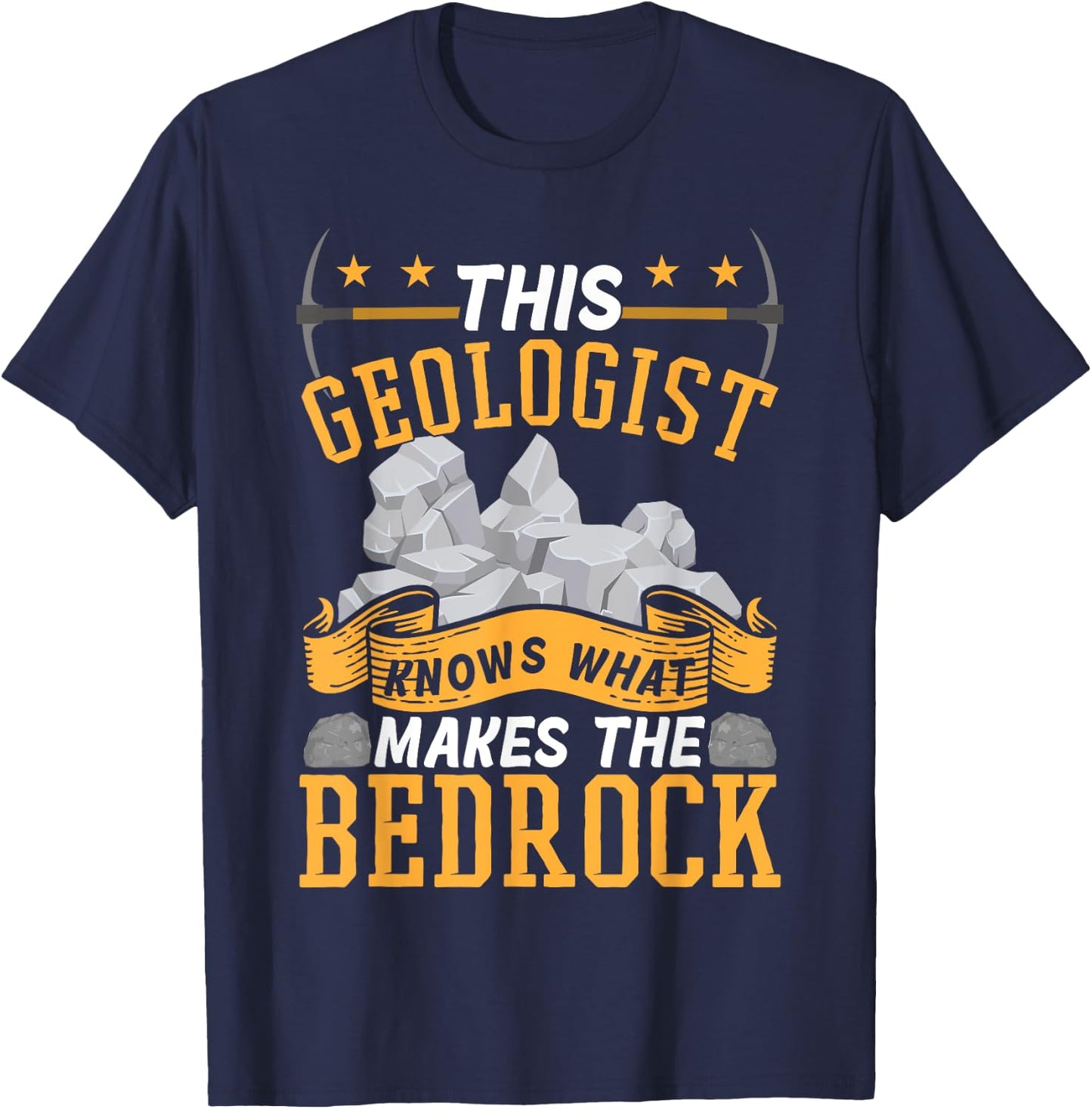 Funny Mineral Rock Collector Rockhound Geologist T-Shirt - T-Shirt | Navy