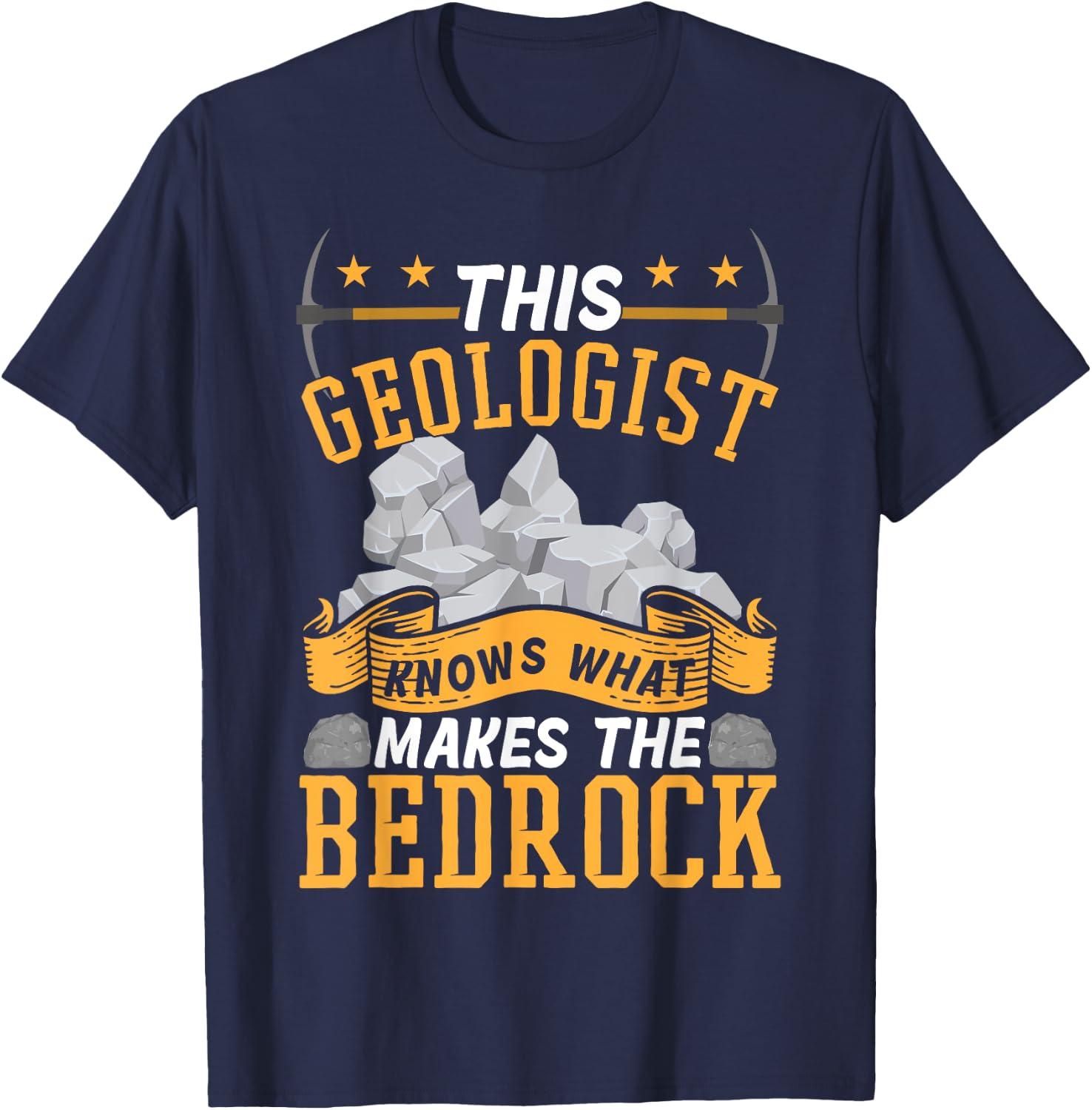 Funny Mineral Rock Collector Rockhound Geologist T-Shirt - T-Shirt | Navy