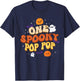 One Spooky Pop Pop Boo Halloween Cute Family Matching Group T-Shirt - T-Shirt | Navy