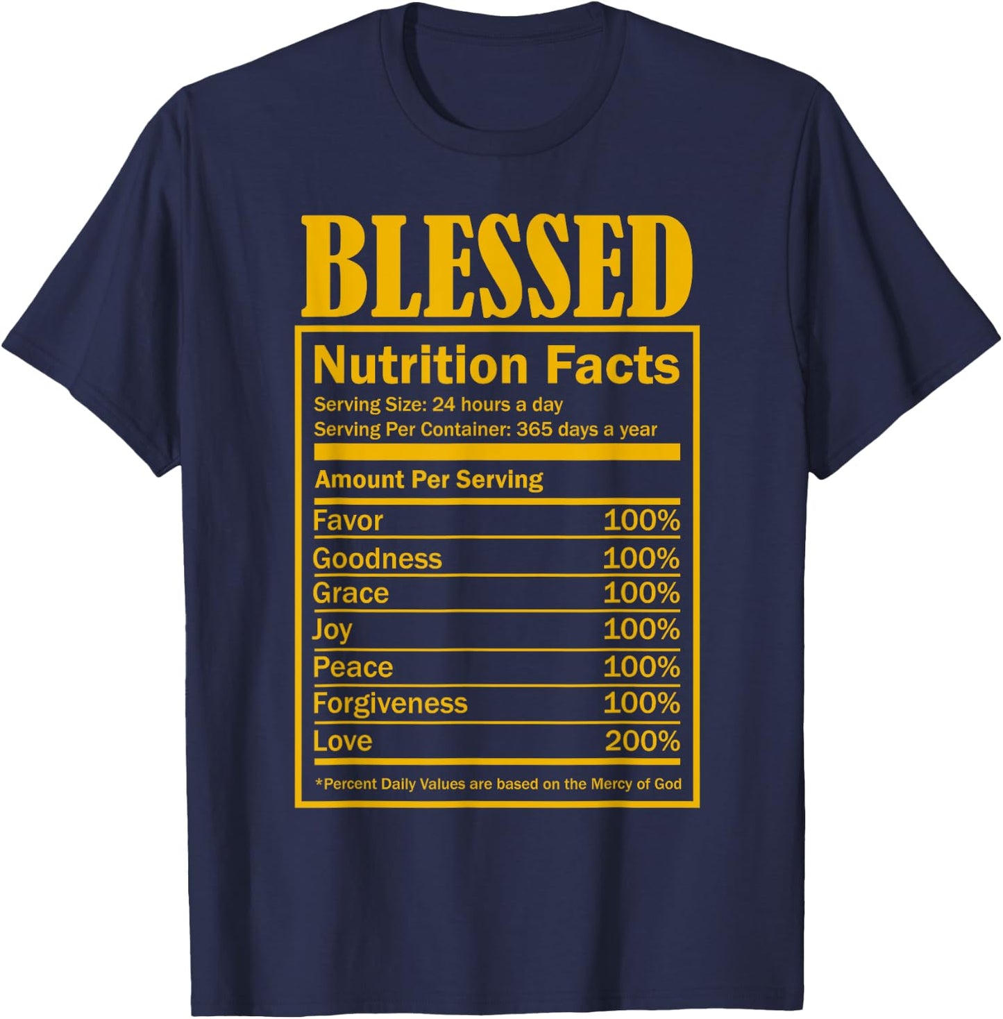 Faith Based Shirt Plus Size 2x Scripture Quote Cute Girl T-Shirt - T-Shirt | Navy