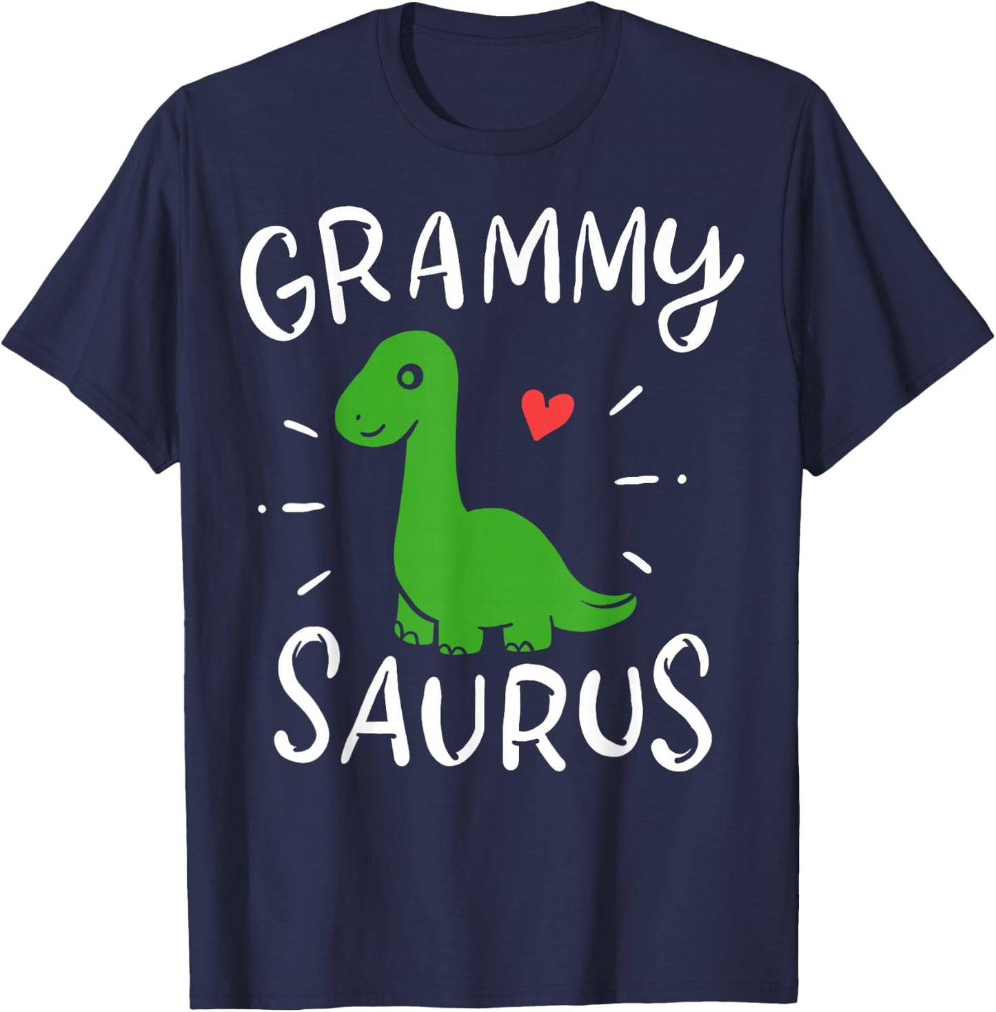 Grandma Saurus Granma Granmother Dino Dinosaurus Love Gift T-Shirt - T-Shirt | Navy