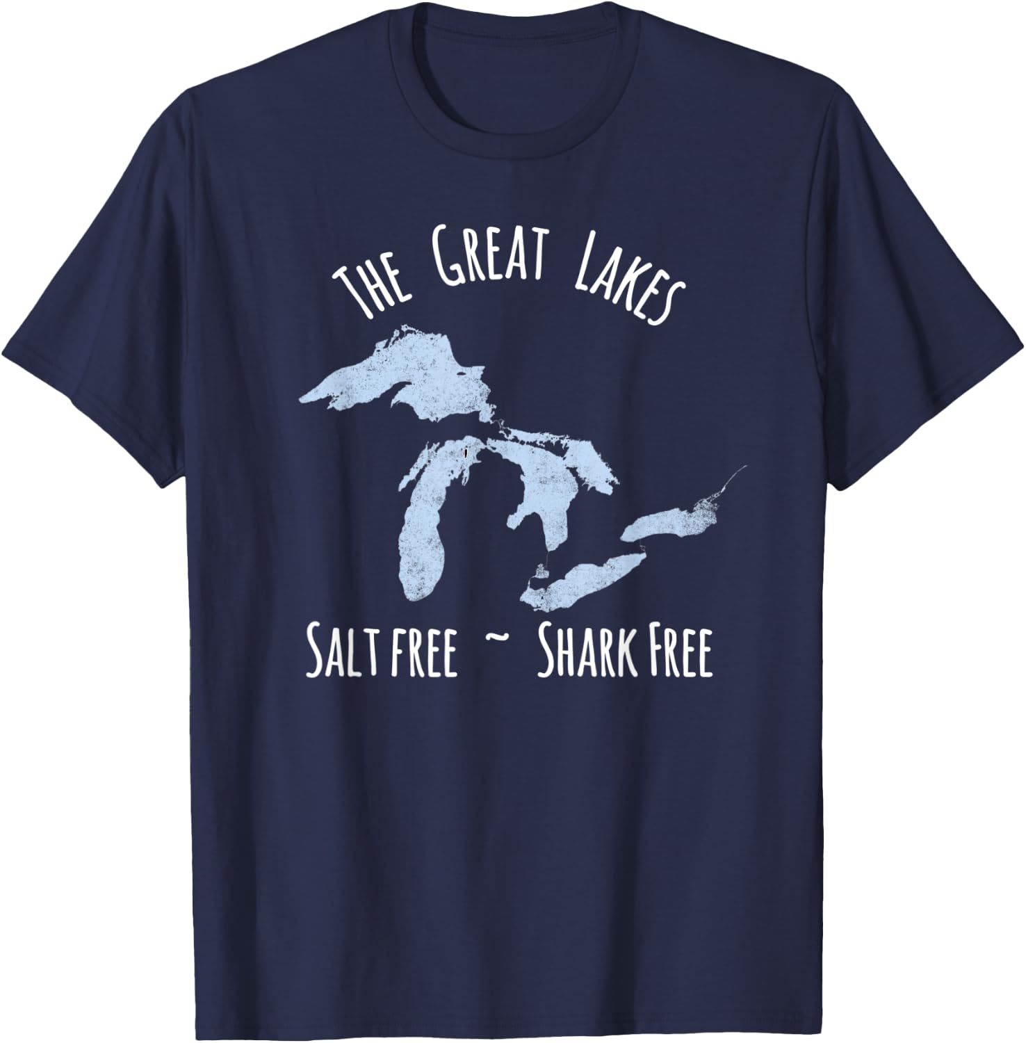 Salt Free Shark free T-Shirt - T-Shirt | Navy