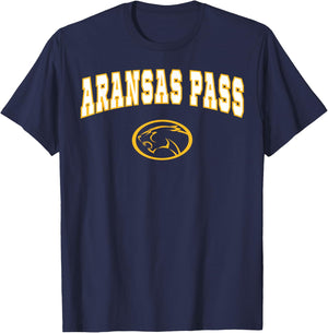Aransas Pass High School Panthers C2 T-Shirt - T-Shirt | Navy