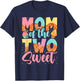 Mom of the Two Sweet Birthday Girl Ice Cream Lovers 2nd T-Shirt - T-Shirt | Navy