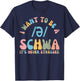 I Want to be a SCHWA It's Never Stressed Reading Teacher T-Shirt - T-Shirt | Navy