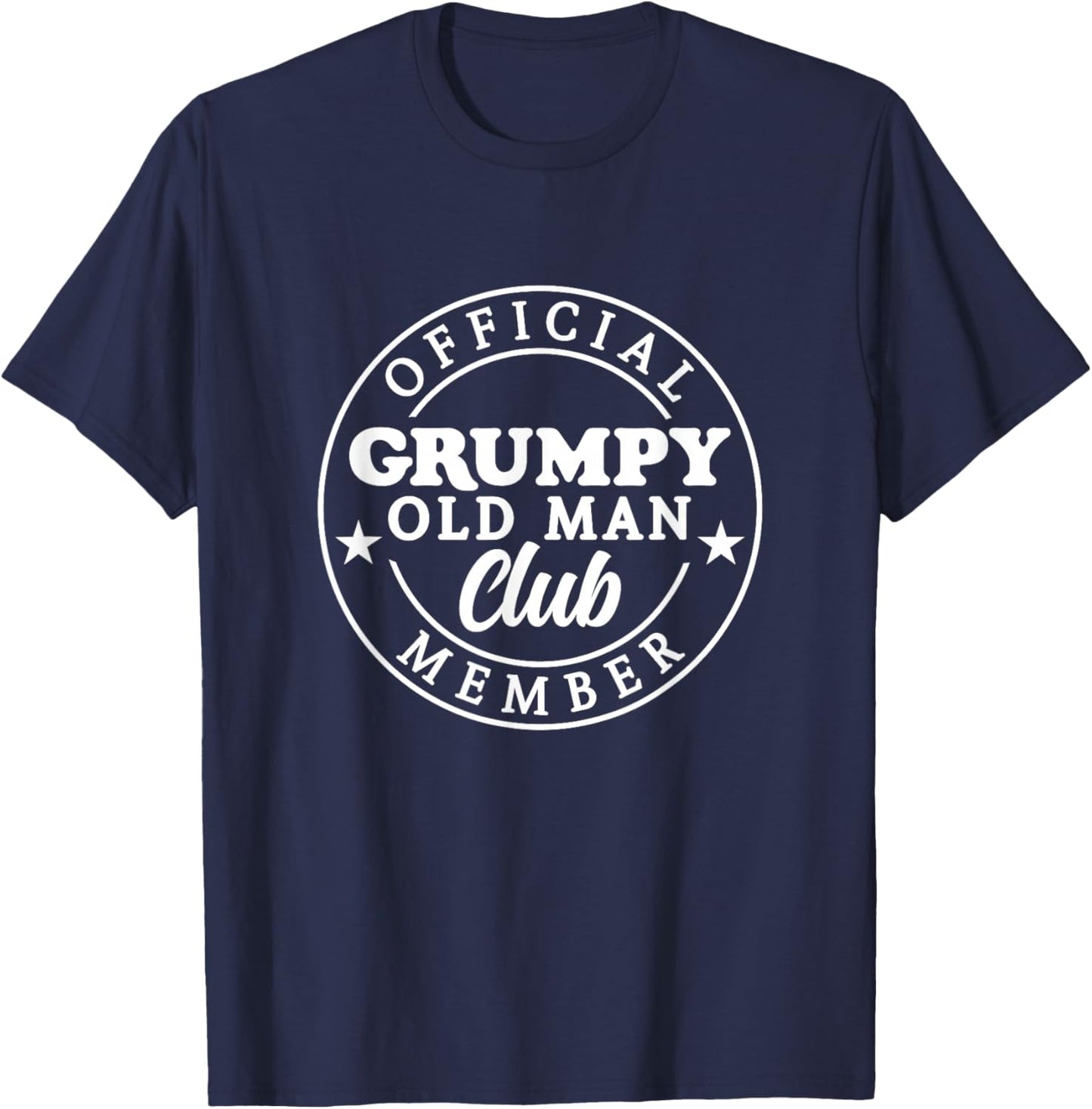 Grumpy Old Man Club T-Shirt - T-Shirt | Navy