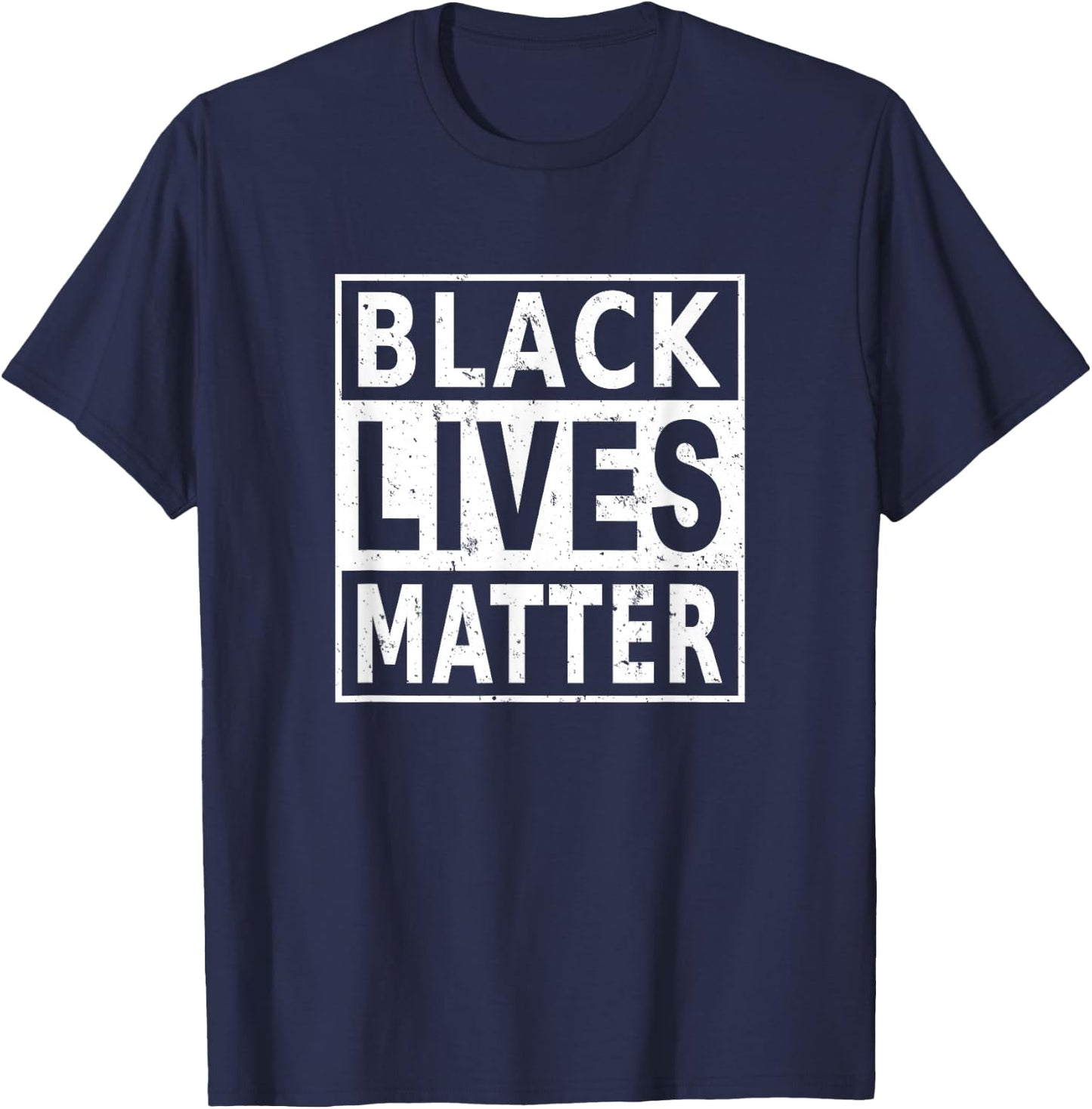 Black Lives Matter BLM Black History Month Protest Power T-Shirt - T-Shirt | Navy