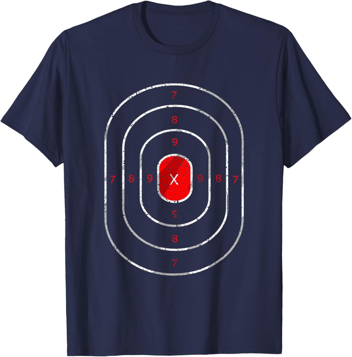 Cool Shooting Range Target | Funny Marksman Gun Lover Gift T-Shirt - T-Shirt | Navy
