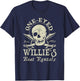One-Eyed Willie Boat Rentals He Never Says Die T-Shirt - T-Shirt | Navy