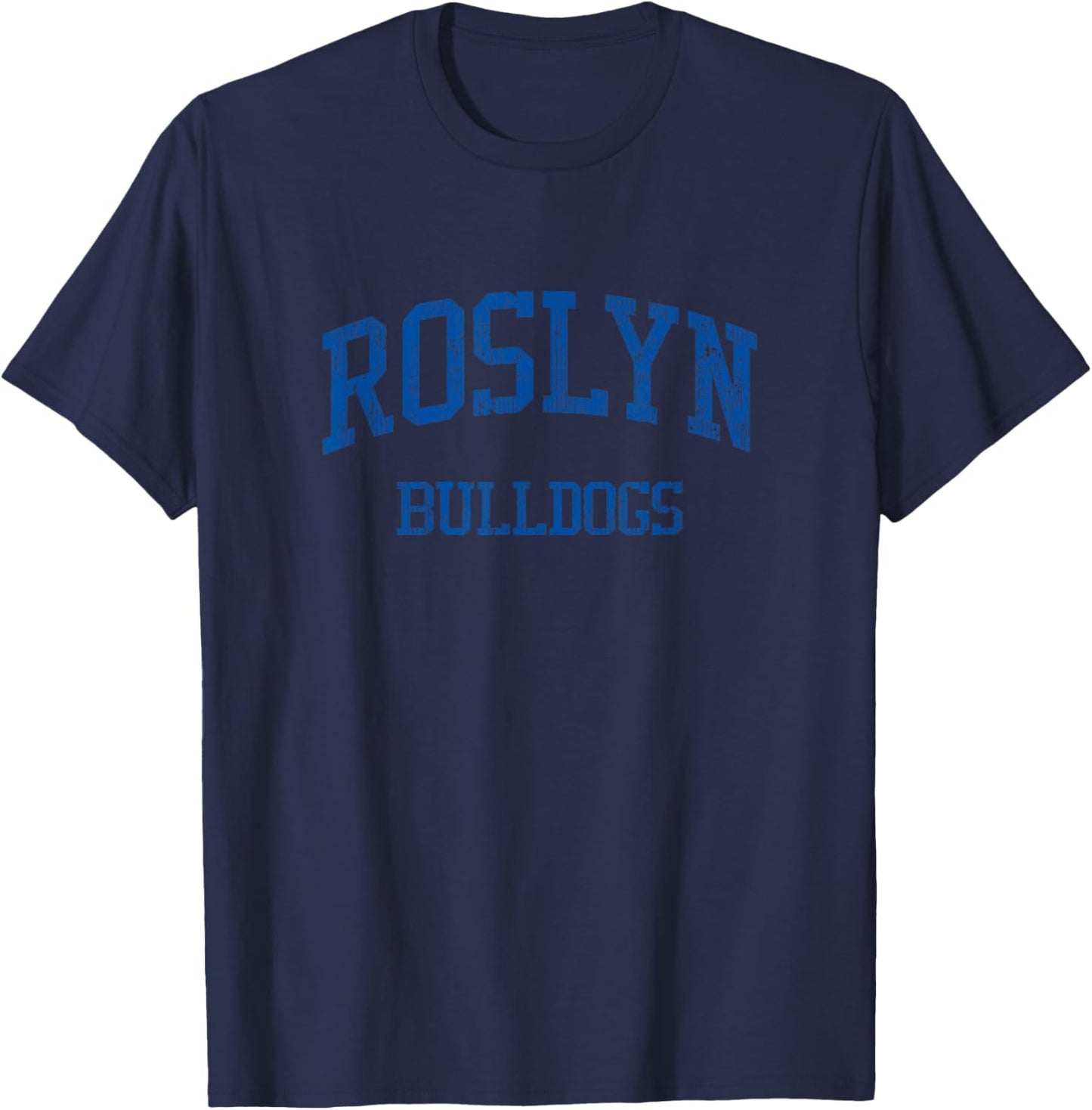 Roslyn High School HS Roslyn Heights NY Vintage Sports T-Shirt - T-Shirt | Navy