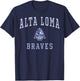 Alta Loma High School Braves C1 T-Shirt - T-Shirt | Navy