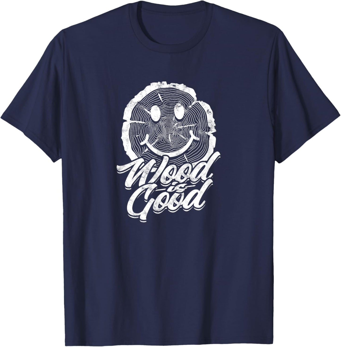 Wood is Good - Woodcraft T-Shirt - T-Shirt | Navy
