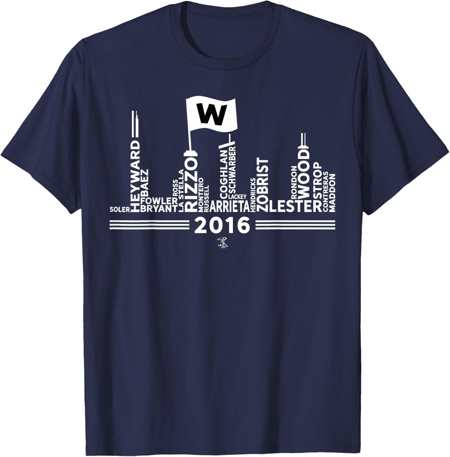 2019 Anthony Rizzo Skyline - Apparel T-Shirt - T-Shirt | Navy