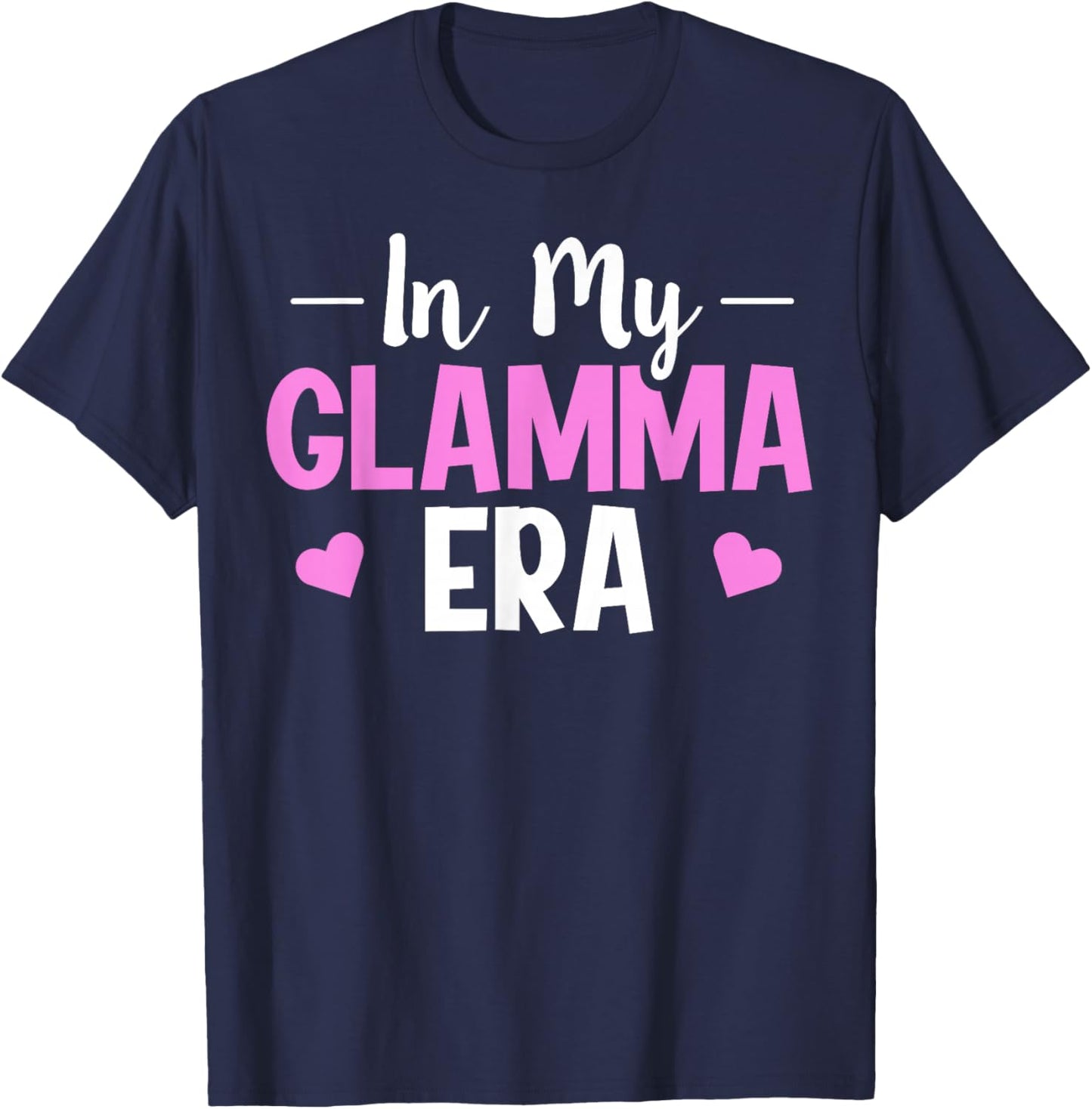 In My Glamma Era Grandparent T-Shirt - T-Shirt | Navy