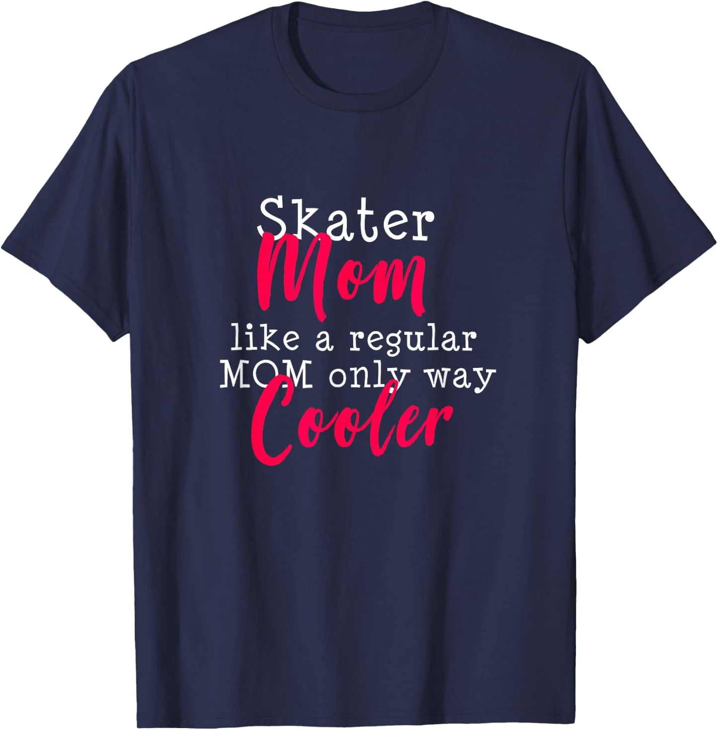 Figure Skating Mama Skater Mama T-Shirt - T-Shirt | Navy