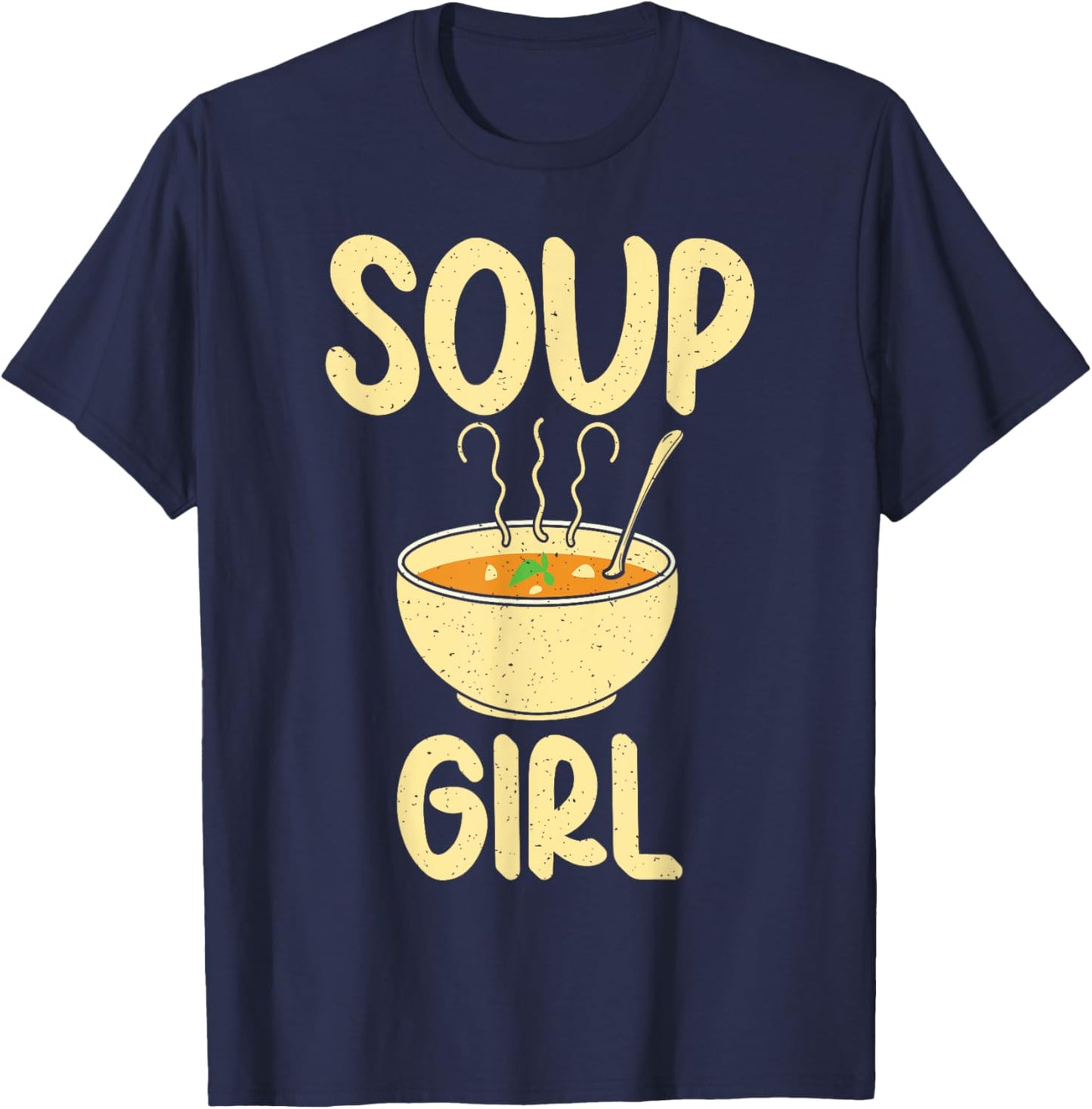 Soup Lover Soup Girl T-Shirt - T-Shirt | Navy