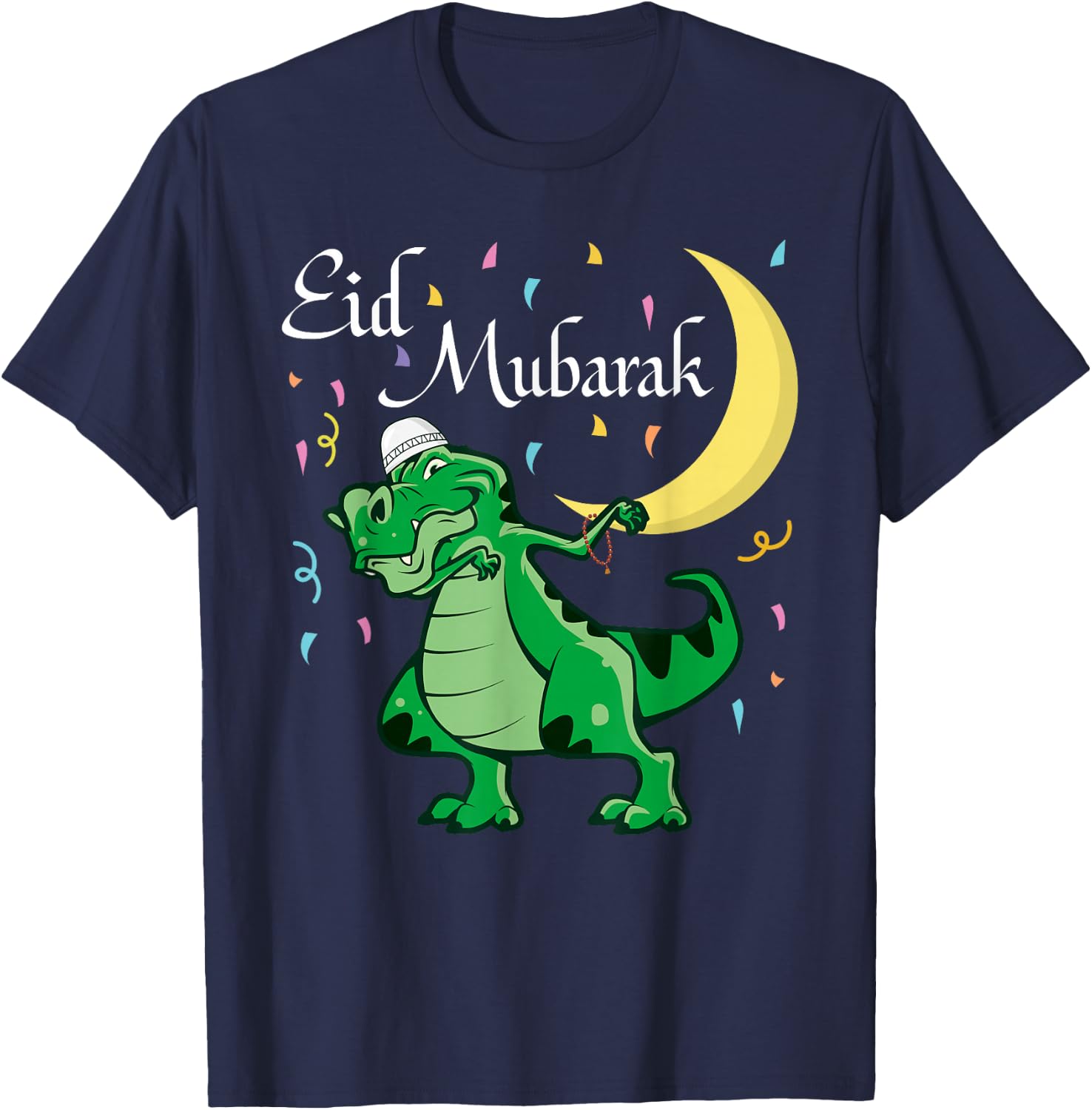 Eid Mubarak Muslim Clothing Kids Eid Al Fitr Boys T-Shirt - T-Shirt | Navy