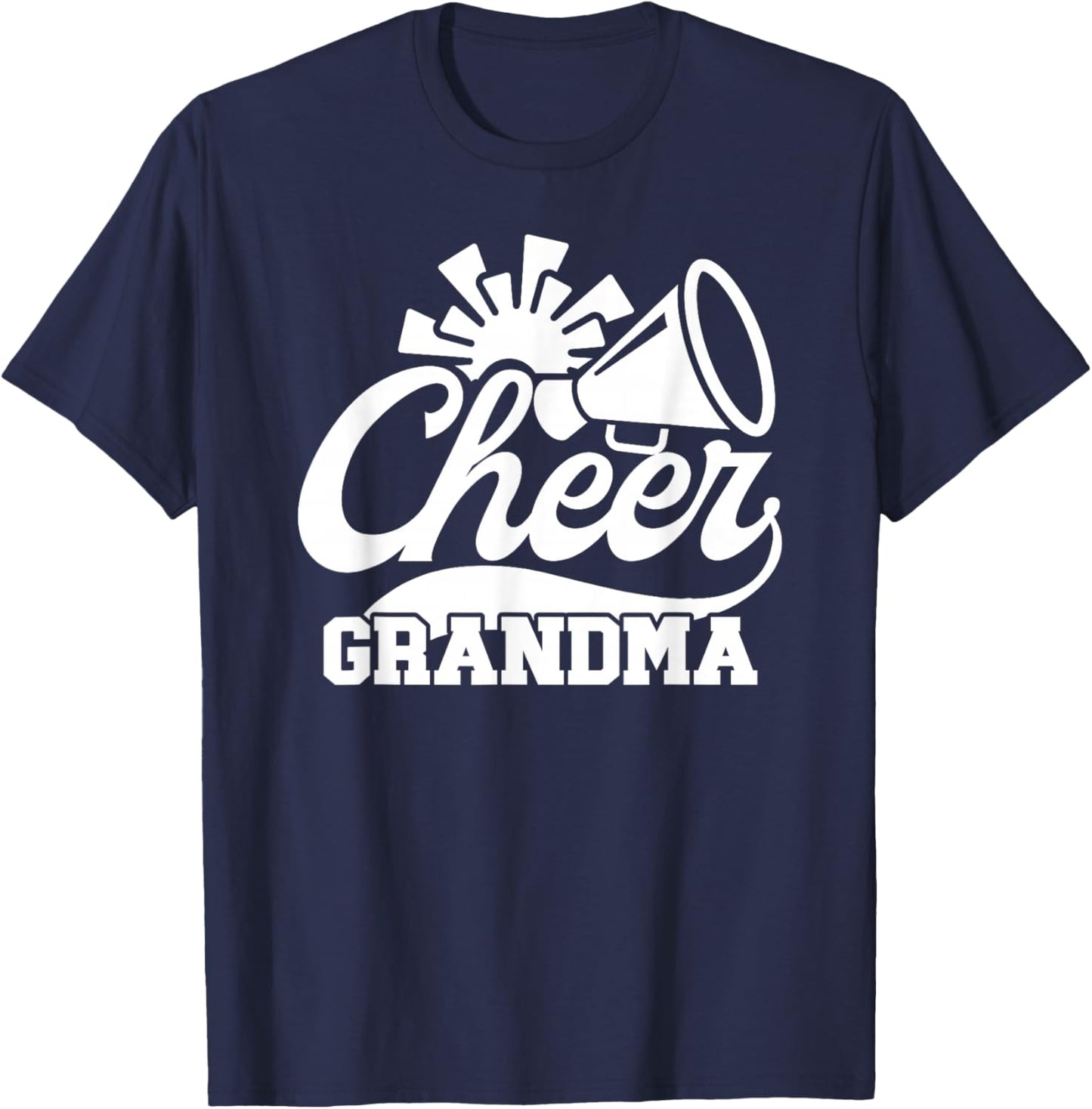 Cheer Grandma Cheerleading Grandma Cheerleader Grandmother T-Shirt - T-Shirt | Navy