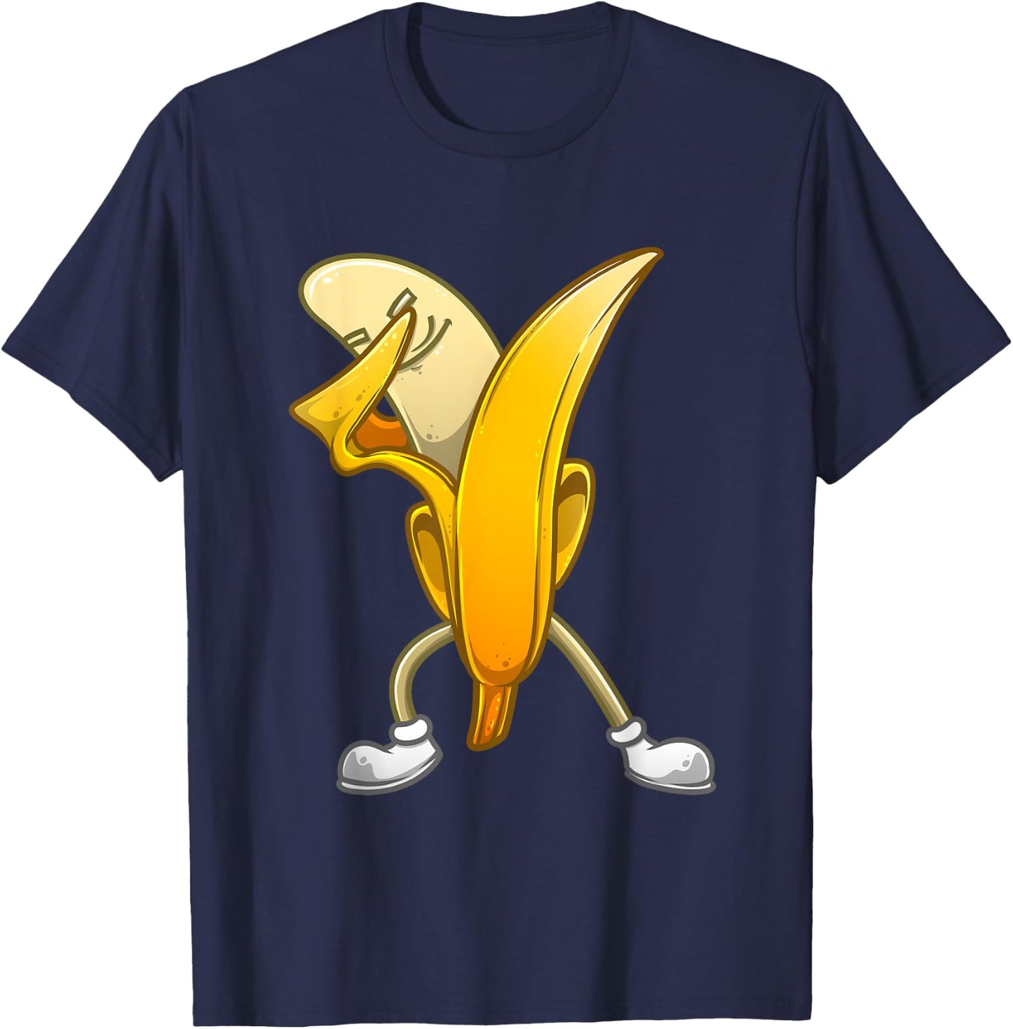 Funny Dabbing Banana Gift Kids Boys Girls Cool Dancer T-Shirt - T-Shirt | Navy