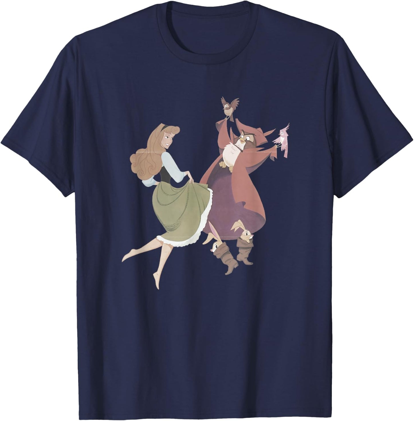 Disney Sleeping Beauty Briar Rose Dancing T-Shirt - T-Shirt | Navy