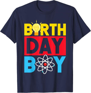 Science Birthday Boy T-Shirt - T-Shirt | Navy