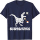 Sushi Dinosaurs Funny Japanese Foodie Dino Asian Food T-Rex T-Shirt - T-Shirt | Navy