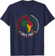 Juneteenth Free-ish Since 1865 T-Shirt - T-Shirt | Navy