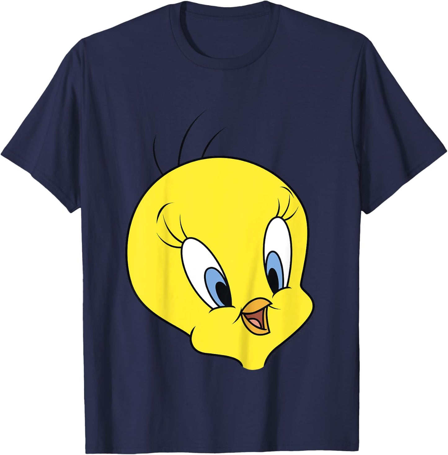 Looney Tunes Tweety Bird Big Face T-Shirt - T-Shirt | Navy