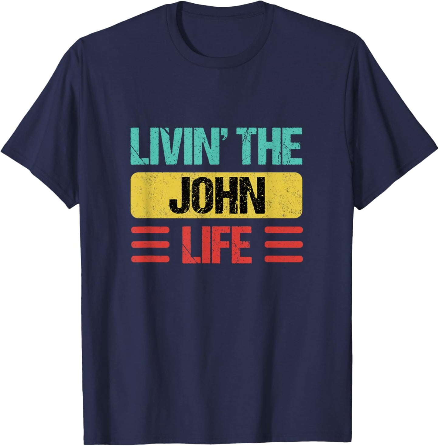 John Name T-Shirt - T-Shirt | Navy