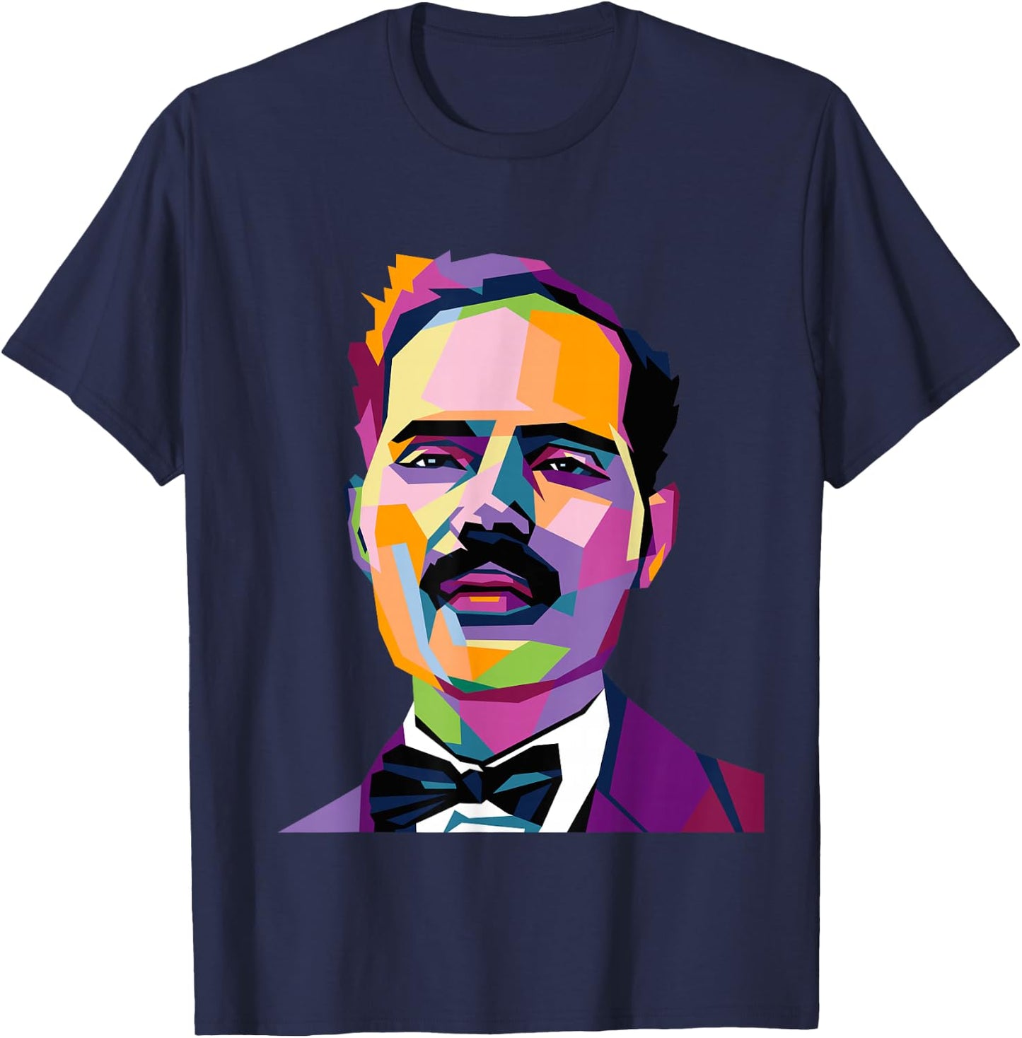 Pedro Albizu Campos Puerto Rico History Resiste Pop Art T-Shirt - T-Shirt | Navy