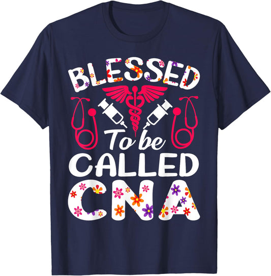 Blessed To Be Called CNA T-Shirt - T-Shirt | Navy