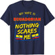 My Wife Is Ecuadorian Republic of Ecuador Roots Flag Pride T-Shirt - T-Shirt | Navy