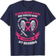 Heaven Needed a Hero Grandma Breast Cancer Awareness Shirts T-Shirt - T-Shirt | Navy