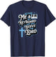 As For Me And My Keyboard We Will Serve The Lord Christian T-Shirt - T-Shirt | Navy