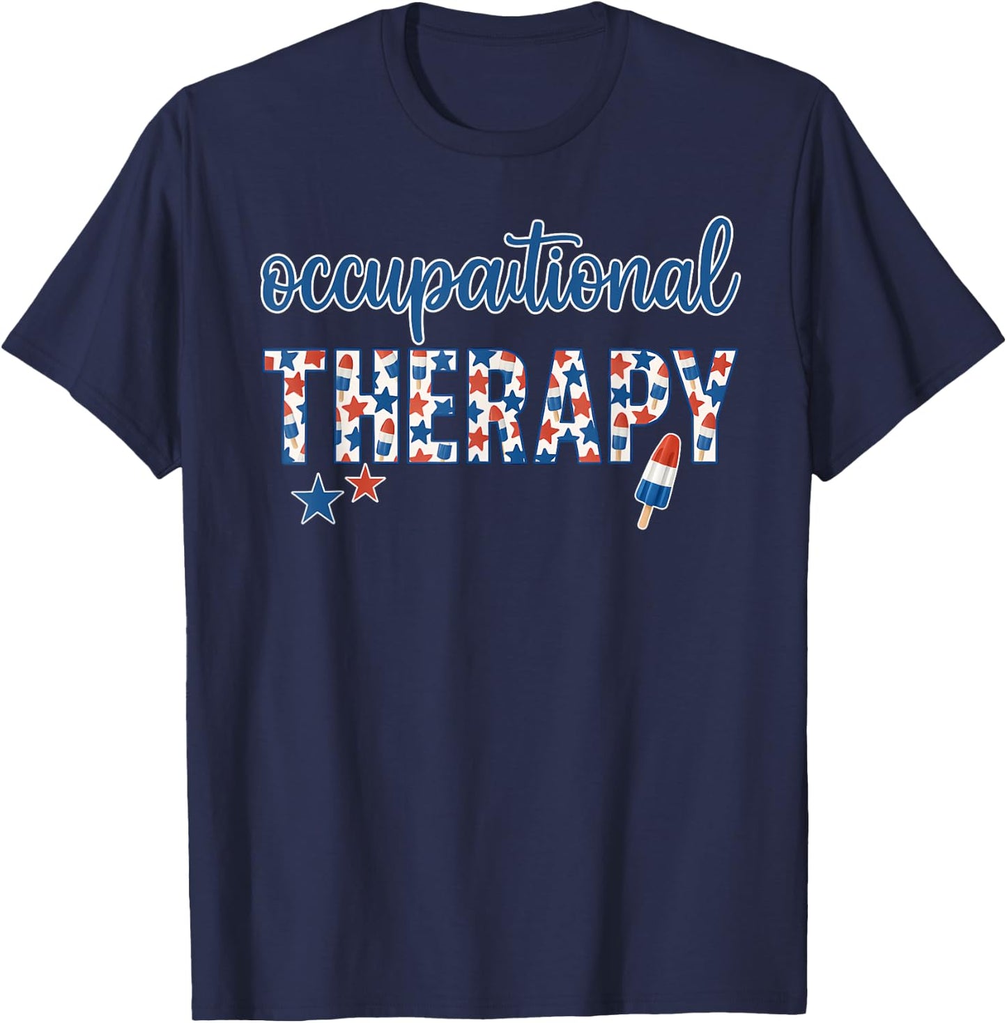 Red White Blue T-Shirt - T-Shirt | Navy