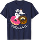 Cute Halloween Donut Squad Boy Girl Party Birthday Lover T-Shirt - T-Shirt | Navy