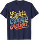 Director Film Crew Lights Camera Action Video Producer Quote T-Shirt - T-Shirt | Navy